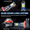 SHENKENUO H11 LED Headlight Bulb Low Beam Bright w/Flash 2