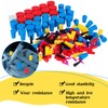 Briwooody 450 Pcs Rubber Plugs 8-Sizes Silicone Tapered Plug Kit
