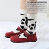 SOIMISS 2 Pairs Cotton Cow Socks Novelty Girls Print Long