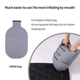 StableEase Inflatable Sleeping Pad for Camping Insulated Ultralight Compact Durable Waterproof Sleeping Mat for Outdoor Backpacking Hiking Camping Mat with Inflatable Bag R5.4