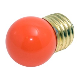 Bulbrite 7.5W 130V S11 Orange Sign E26 Base