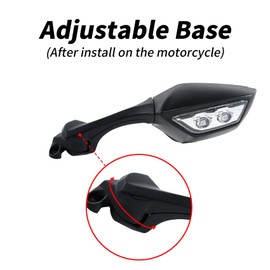 TCMT Motorcycle Rear View Rearview Side Mirrors Fit For Kawasaki Ninja ZX10R 2016-2023