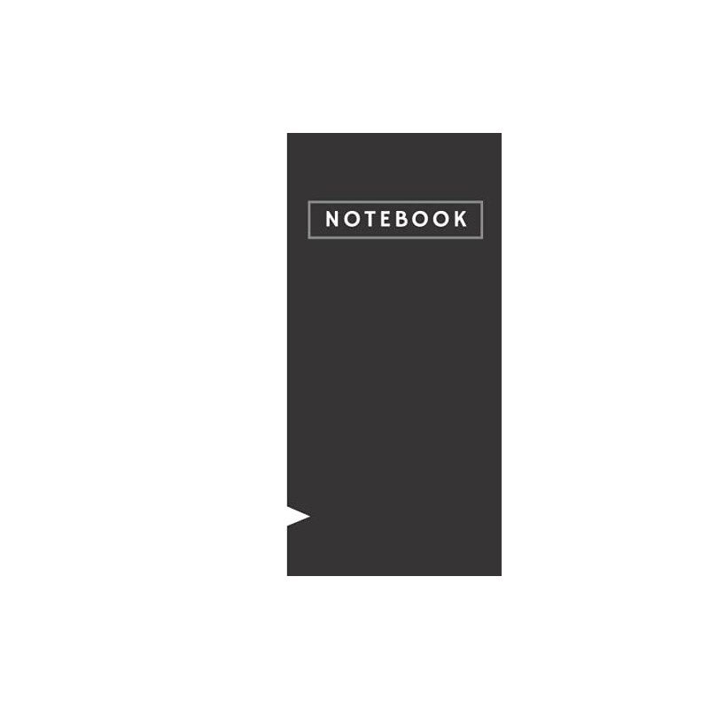 Men's Simple Notebook: Black and White
