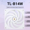 Thermalright TL-B14W 140mm CPU Cooler Fan, Computer White Case Cooling,
