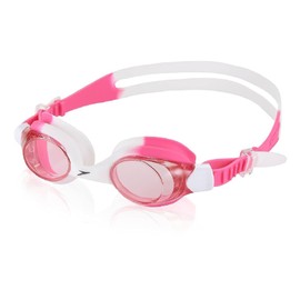 Speedo Unisex Junior Swim Goggles Skoogle Ages 3-8, Pink/Vermillion, One Size