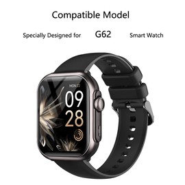 Futanwei [5 Pack] for RUXINGX Smart Watch G62 Screen Protector 1.85" HD Clear Soft PET Film [Anti-Fingerprint] [Anti-Scratch] [Bubble Free] Screen Protector for RUXINGX G62 Smartwatch Fitness Tracker