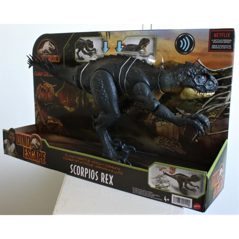 Mattel Jurassic World Camp Cretaceous Dino Escape SCORPIOS REX figure