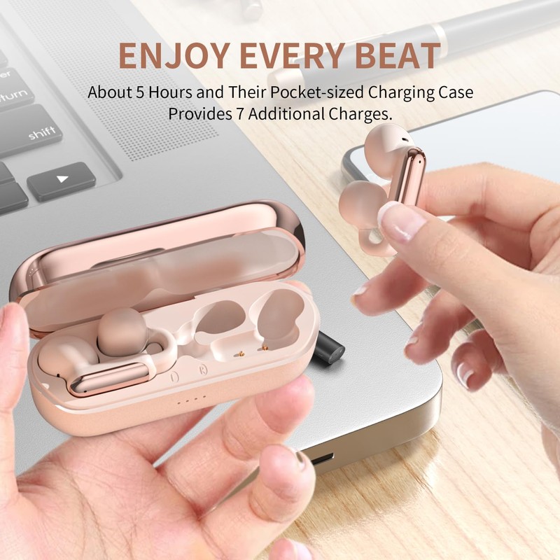 AI Language Translation Earbuds, 160+ Language Translator Wireless Earbuds Real