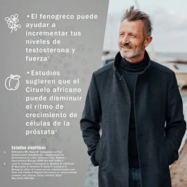 Precursor Testosterona | Hombres 40+ | 100 Cápsulas 50 Días