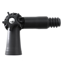 Maxmoral 13.9cm Black Rotatable Angle Adapter Extension Rod Attachment Plastic Gimbal Mop Accessories Broom Handle Adapter Compatible Threaded Extension Rod