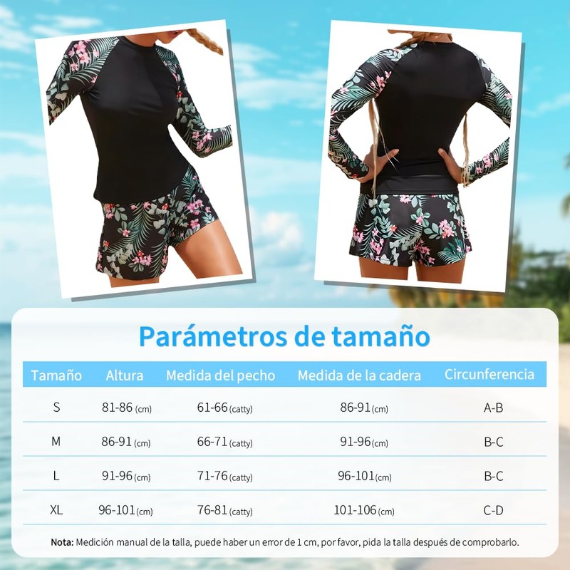 QMCZLA Trajes de Baño Mujer (MX/US, Alfa, Mediano, Regular, Regular,