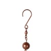 Hztyyier Hanging Metal Decorative Rain Chain for Garden Courtyard