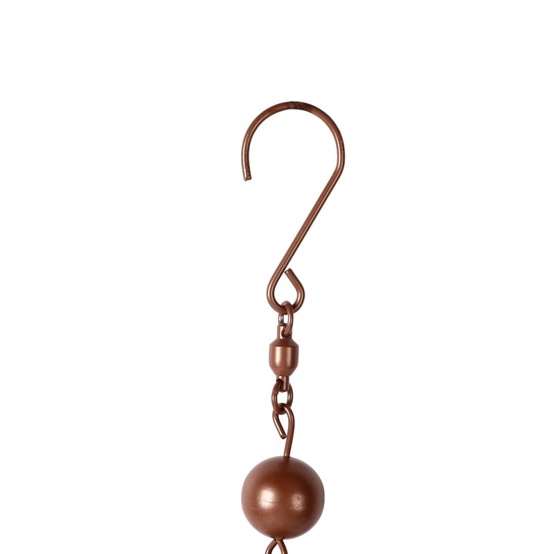 Hztyyier Hanging Metal Decorative Rain Chain for Garden Courtyard