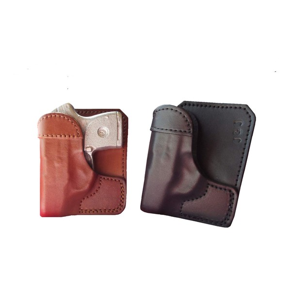 J&J Custom Formed to Fit Your SIG SAUER P365 with Lima 365 Laser Formed Wallet Style Premium Leather Back/Cargo Pocket Holster (Black, Right) (Black, Right)