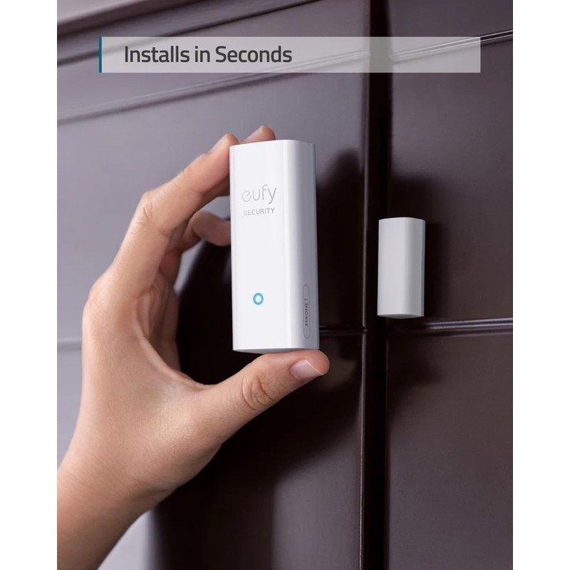 eufy Security Entry Sensor, Detects Opened and Closed Doors or