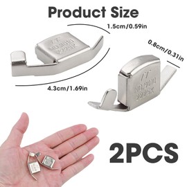 2 Pack Magnetic Seam Guide for Sewing Machine - Strong Magnet for Accurate Sewing, Easy Fabric Guide, Fits Most Sewing Machines, Bulk Value for Straight Seams, Durable and Reliable