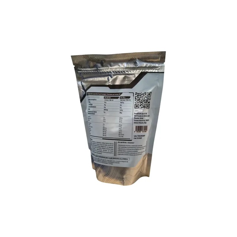 Aminoácidos Bcaas Glutamina Thunder Army Recuperación Muscular Sabor Frutos Tropicales