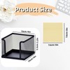 Astrappai Sticky Note Holder，Mesh Memo Holder with 1 Pack Sticky