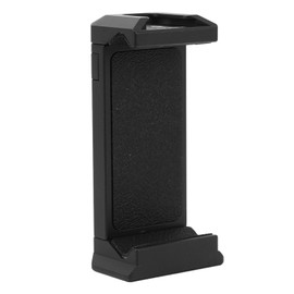 Phone Tripod Mount Portable Aluminum Alloy 1/4 Inch Screw Hole Adjustable Cell Phone Clamp Adapter with Cold Shoe for Arca Port