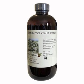 OliveNation Natural Vanilla Extract Commercial Grade for Bakery, Processed Foods, Restaurant, Institutional Applications, Non-GMO, Gluten Free, Kosher, Vegan - 16 ounces