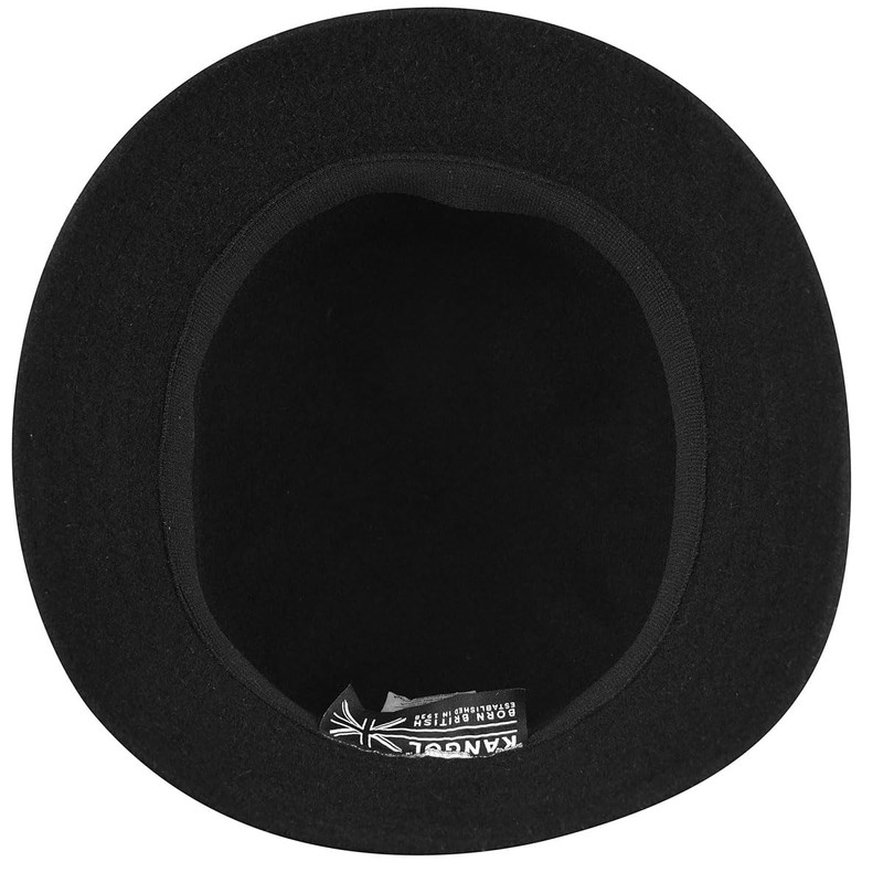 Kangol Wool Lahinch Bucket Hat, Black, Medium