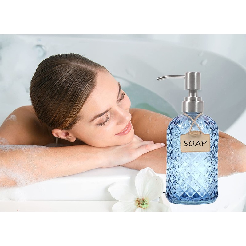 Funly mee Bathroom & Kitchen Glass Hand and Dish Soap