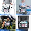 SHIFANQI Wheelchair Bag, Walker Bag, Wheelchair Side Bag, Armrest Organizer