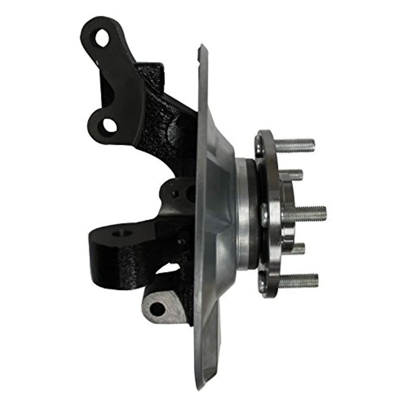 Crown Automotive 68088498AD Steering Knuckle and Hub Assembly, Black Silver