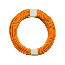 BELI-BECO L118/10 Cable - Copper Stranded 1 x 0.14 mm² (1 x 18 x 0.10 mm) - 10 m Ring (Orange)