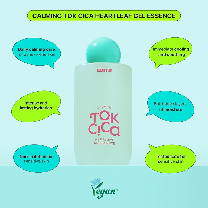 EDIT.B [EDIT.B]Calming Tok Cica Heartleaf Gel Essence 200ml