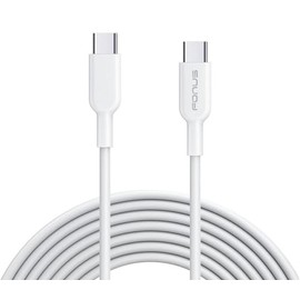 USB-C Cable 10ft Long Fast Charger Cord Compatible with Cricket Magic 2 5G/AT&T Propel 2 5G, Power Wire Type-C to Type-C Data Sync White