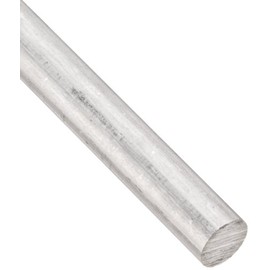 2024 Aluminum Round Bar, Unpolished (Mill) Finish, Cold Finish, T351 Temper, AMS QQ-A-225/6/ASTM B211, 0.75" Diameter, 48" Length, OnlineMetals