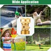 JaGely 10 Pack Brass Garden Hose Shut Off Valve 3/4''