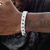 EVANYIZHOU Cuban Link Bracelet for Men,12mm Ceramic Cuban Bracelet,White Bracelet