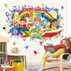 decalmile 3D Rainbow Inspirational Quotes Wall Decals Every Child is