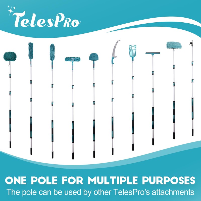 TelesPro 12FT Car Wash Brush with Long Handle, Car Cleaning