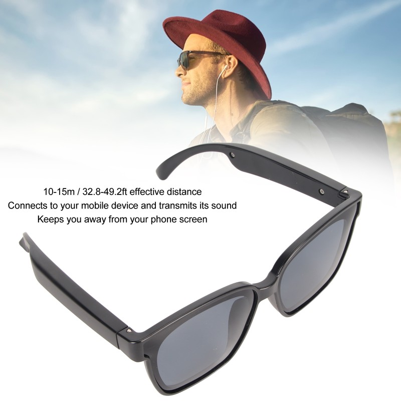 Smart Glasses Built in Microphone Speaker Hands Free Wireless Bluetooth