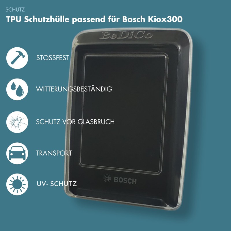 BeDiCo E-Bike Protective Case for Bosch Kiox 300 Display