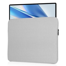 Ctemnpho 18.5 inch Laptop Sleeve Case Storage Bag, Portable Computer Cover Bag with Pocket Zipper for 18.5 inch Monitor, Laptop Notebook Computer Gaming Display Protective Travel Bag （Gray）