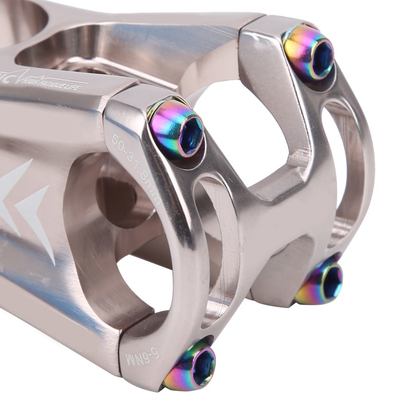 31.8x50MM Mountain Bike Handlebar Short Stem Riser Aluminum Alloy Bicycle