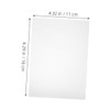 TEHAUX High Durability Photo Lamination Sheets 100pcs Plastic Lamination Film