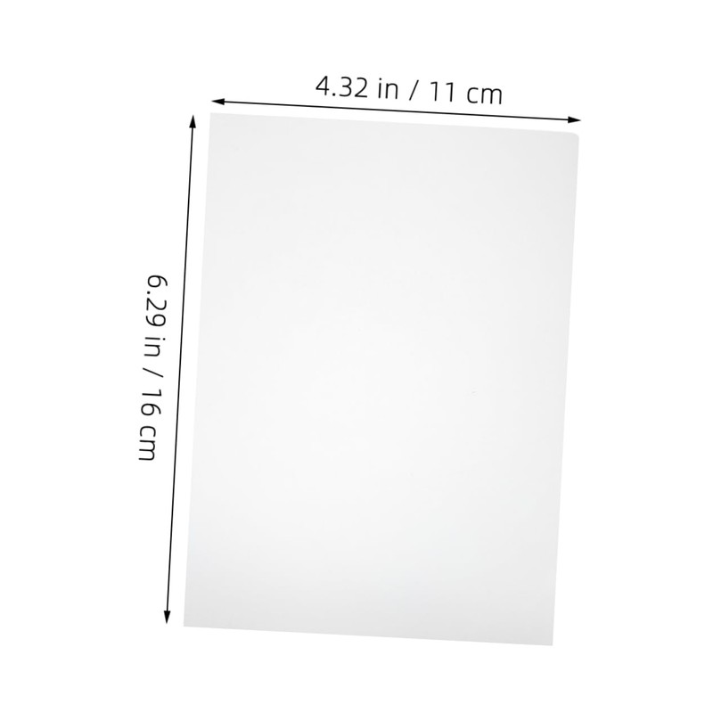 TEHAUX High Durability Photo Lamination Sheets 100pcs Plastic Lamination Film