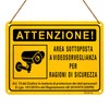Video Surveillance Sign Aluminum 6x8 Inch Sign for Home Business