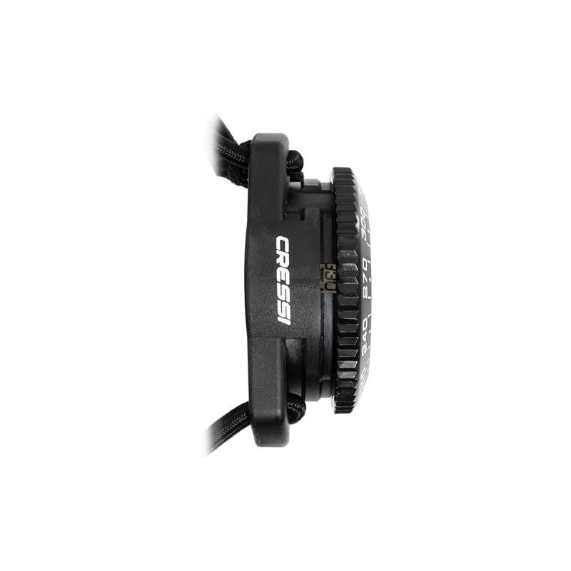 Cressi Brújula con soporte elástico adaptable para buceo, fácil de