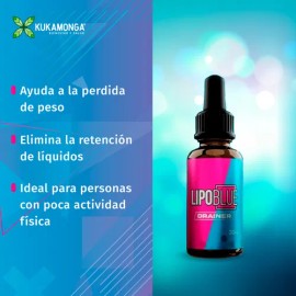 Lipoblue Drenador l30ml |Sabor Natural lCon Alcachofa y Espirulina | Ayuda a Desintoxicar y Mejorar la Digestión | Perfecto para un Estilo de Vida Saludable lKukamonga