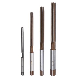 sourcing map 4pcs Hand Reamers Set 1/8" 3/16" 1/4" 5/16" H8 Alloy Steel Reamer Bit Straight Flutes Steel Cutting Tool for Metal Wood Hole Reaming