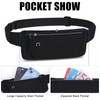 Mayoii Running Belt with Waterproof Adjustable Study Strap, Slim Lightweight