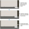 PATIKIL Rolling Door Contact 0-100V/0.5Amp Magnetic Alarm Reed Switch with