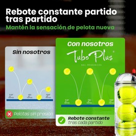 TUBOPLUS Paddle and Tennis Ball Pressurizer X4 Crystal with Pump