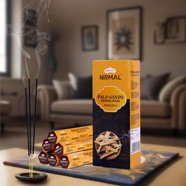 Hexa Palo Santo Incense Sticks - Pack of 6 Incense, 120 Sticks for Calming, Stress-Relief and Mindful Meditation | an Eco-Friendly, Non-Toxic and Unique Aromatic Incense Sticks by Shubhkart